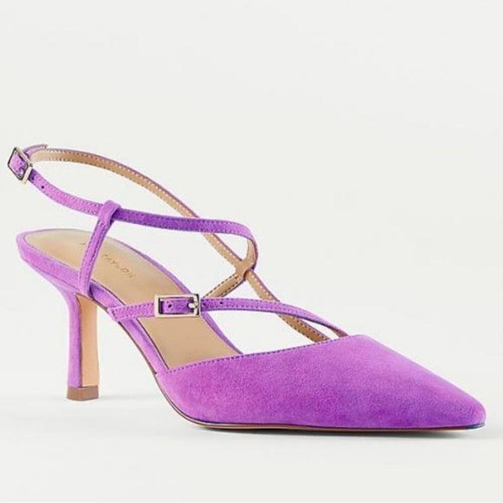 Ann Taylor Purple Heels